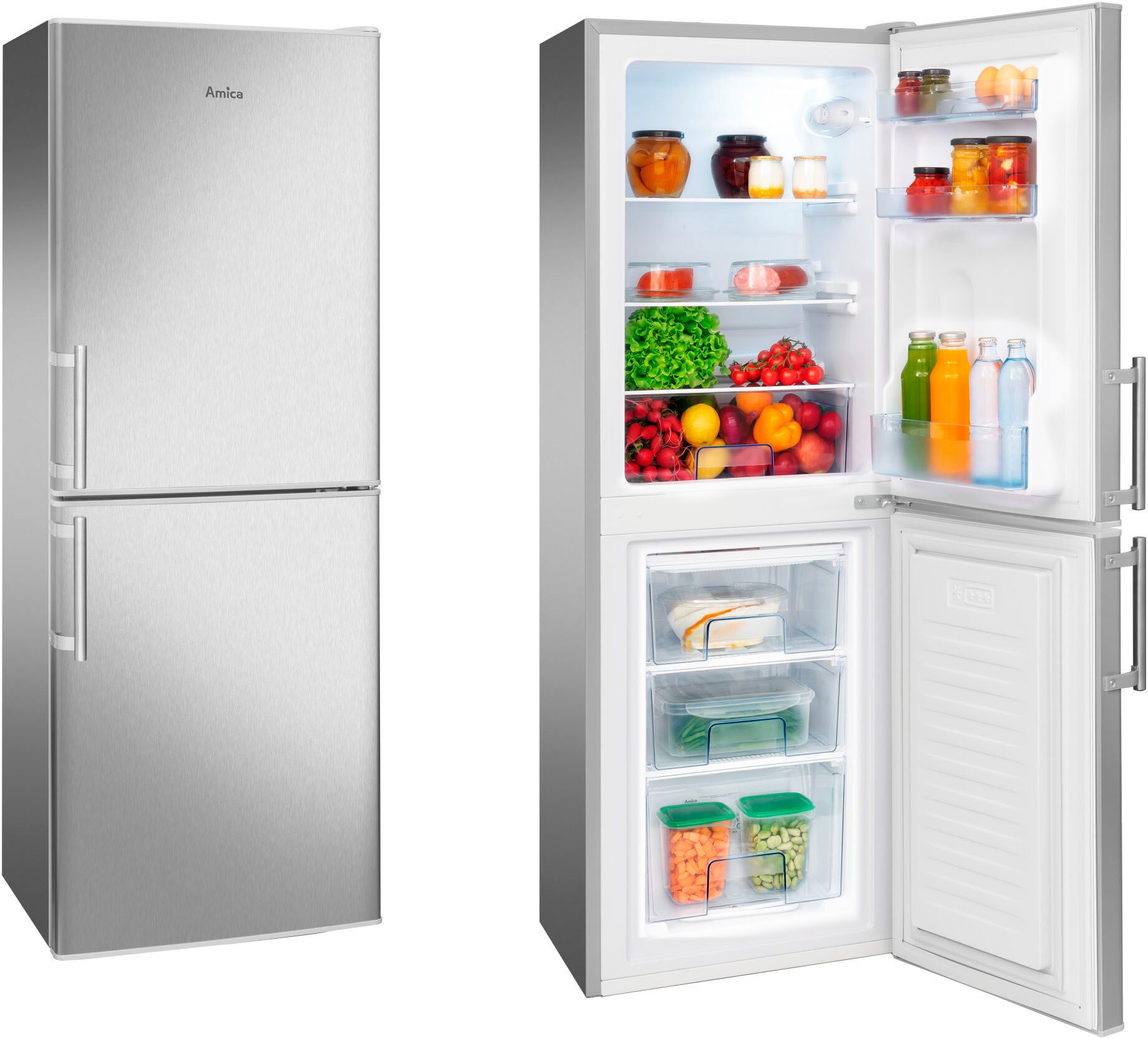 Front: Edelstahloptik