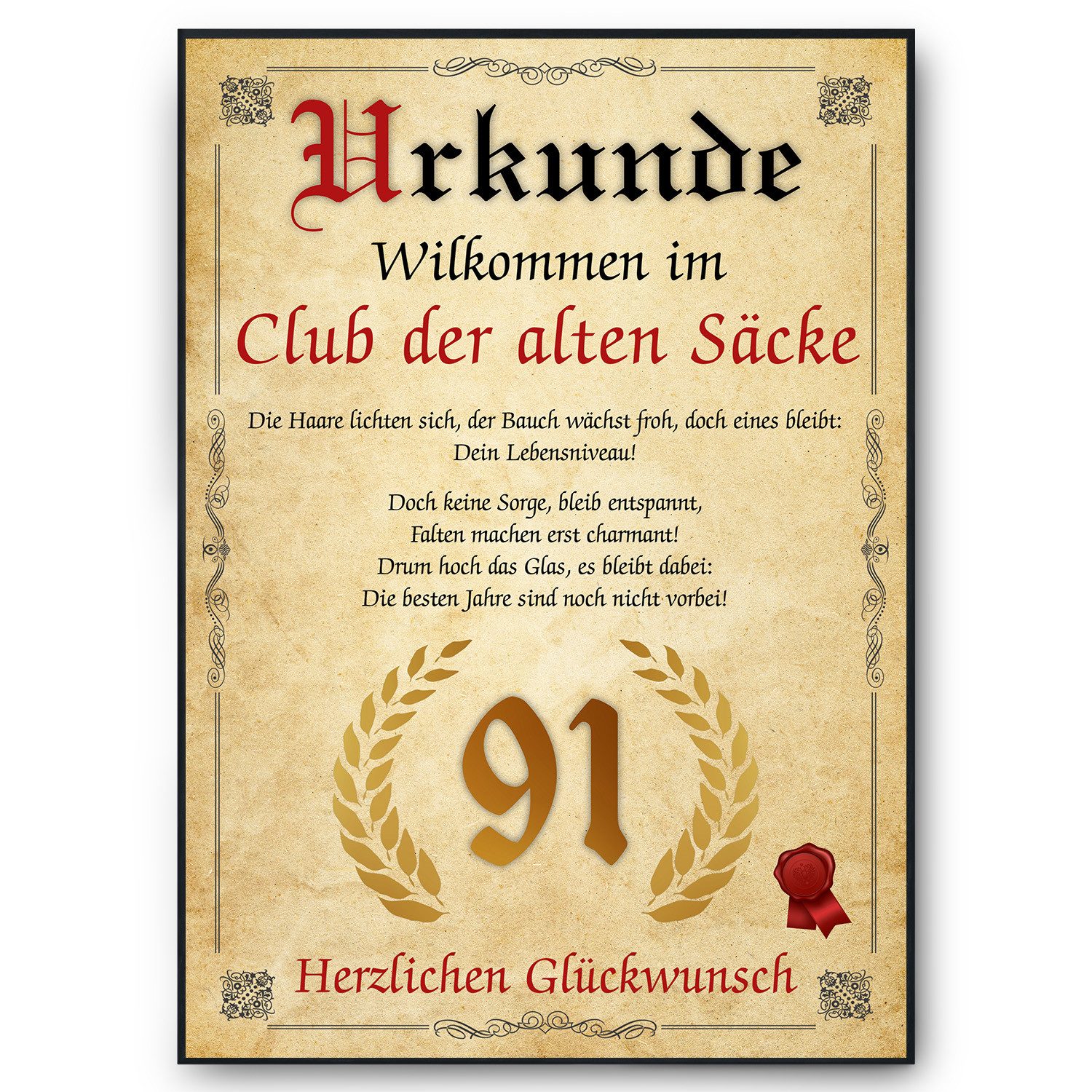 Tigerlino Poster Geburtstag Mann Geschenk Lustige günstig online kaufen