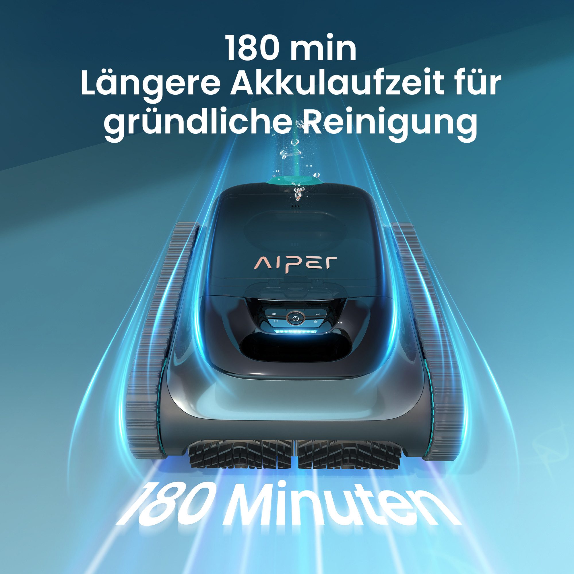 Aiper Poolroboter Scuba S1 Poolroboter Boden/Wände, 4 Modi, 180 Min, kabellos, (1-St)