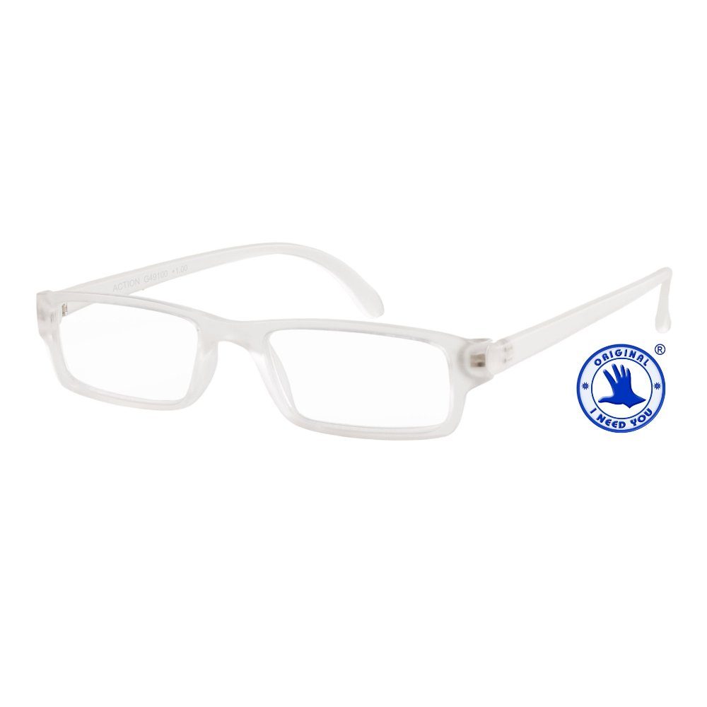 I Need You Lesebrille Action Transparent-Matt (1,0 dpt)
