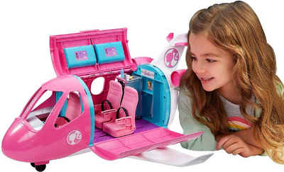 Barbie Куклы Fahrzeug GDG76 Dream Plane Barbie Flugzeug Zubehör bewegliche Räder ohn Puppe, (Anziehpuppe, Barbiehaus, ab 3 Jahren, mit Zubehör), The Movie, Spielpuppen, Spielpuppe Barbie, Haus