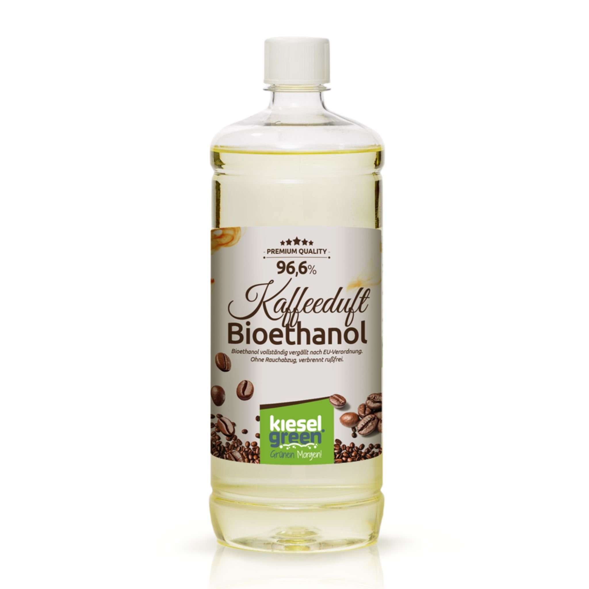 KieselGreen Биоэтанол KieselGreen Биоэтанол Flasche 1 Liter mit Duft für Ethanol-Kamin