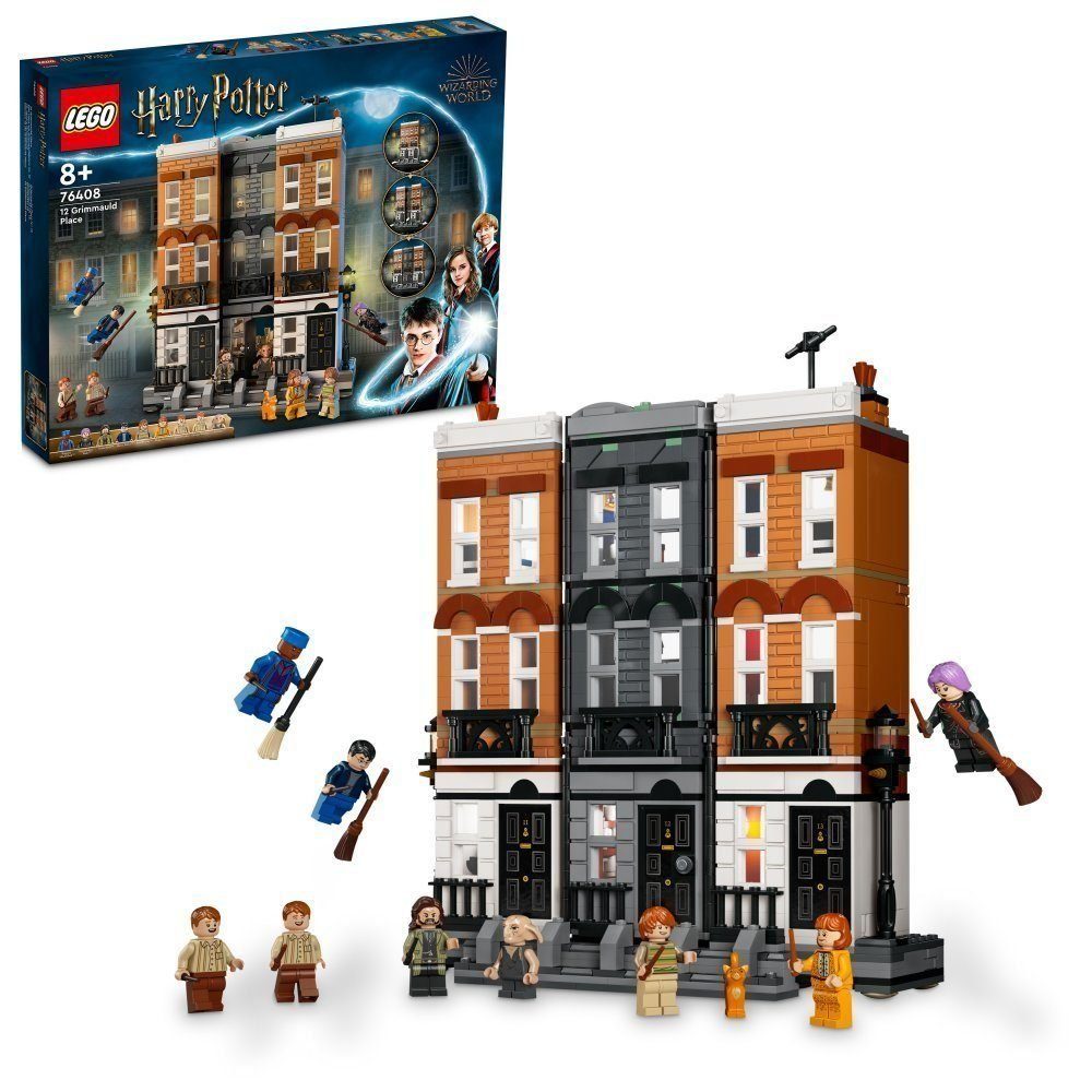 LEGO® Konstruktionsspielsteine Harry Potter 76408 Grimmauldplatz Nr. 12, (1083 St)