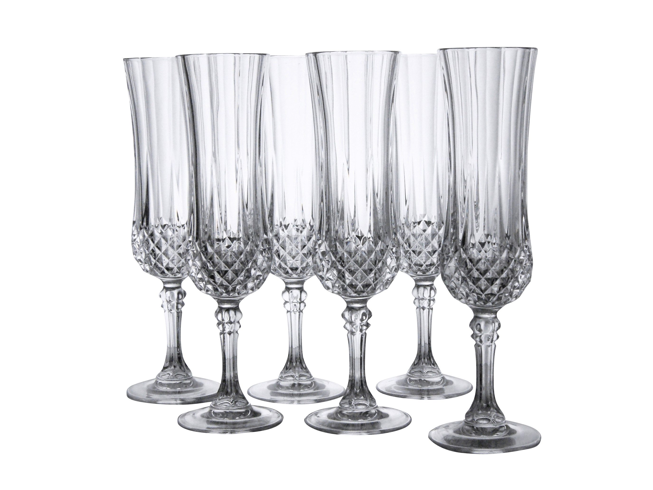 CRISTAL D´ARQUES Gläser-Set Longchamp Eclat Transparent, 6-tlg., Glas