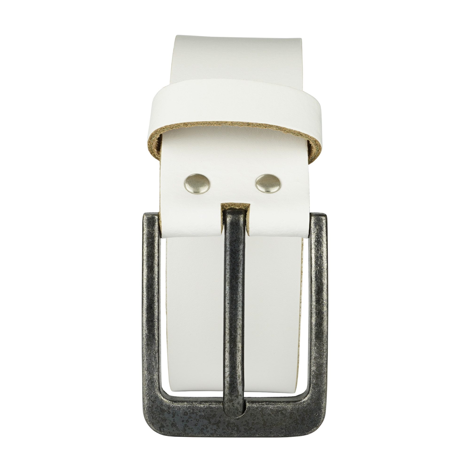 Manza Ledergürtel Gürtel Ledergürtel 4cm breit Echt Leder Jeansgürtel Unisex Kürzbar
