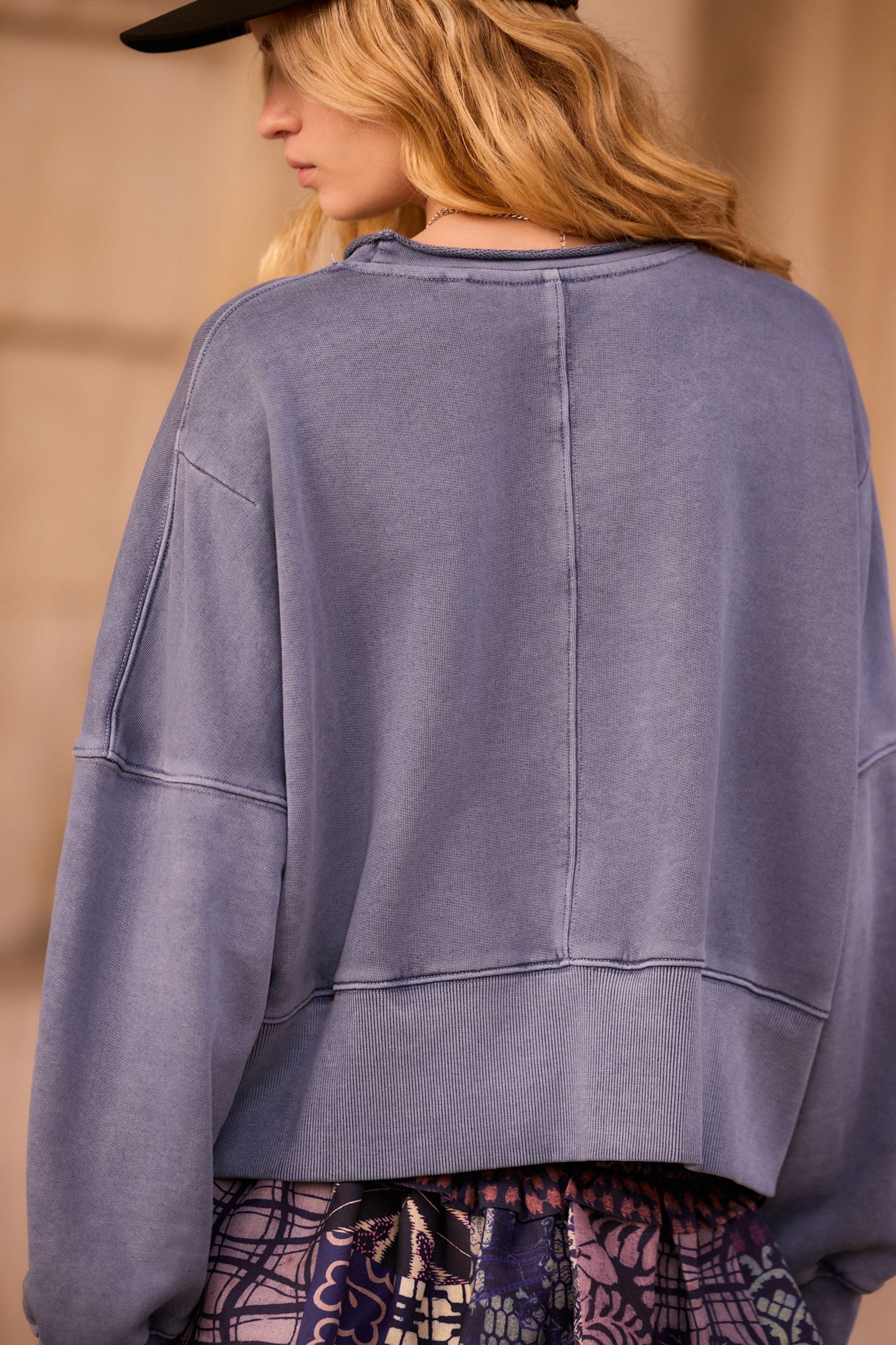 Next Sweater Sweatshirts mit fransigem Saum 100 % Baumwolle (1-tlg) günstig online kaufen