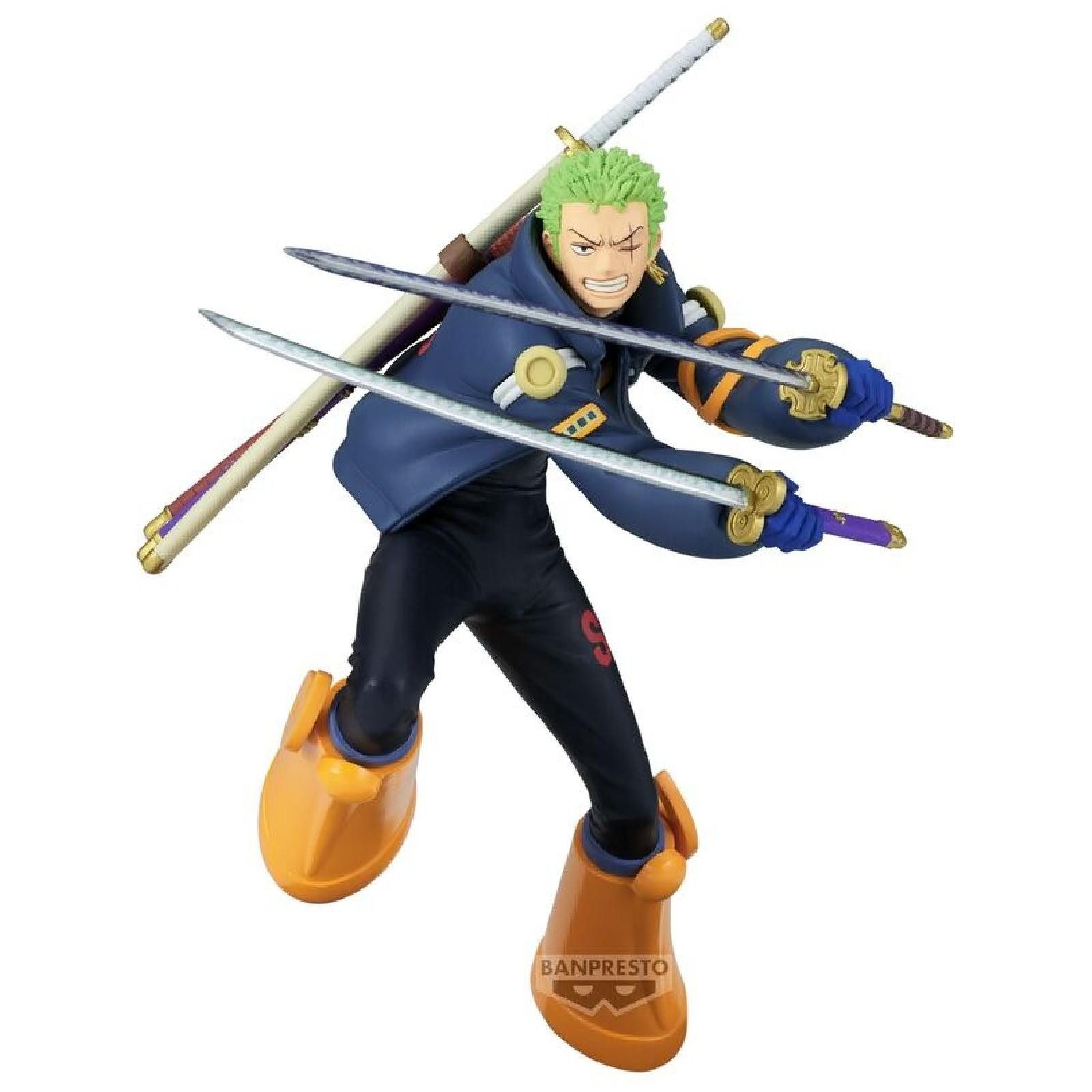 Banpresto Sammelfigur One Piece Roronoa Zoro Battle Record Collection Figur 16cm