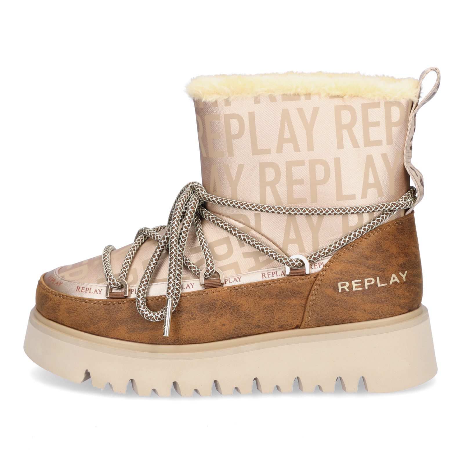 Replay Replay Damen Moonboots Melrose Snow All braun Ankleboots