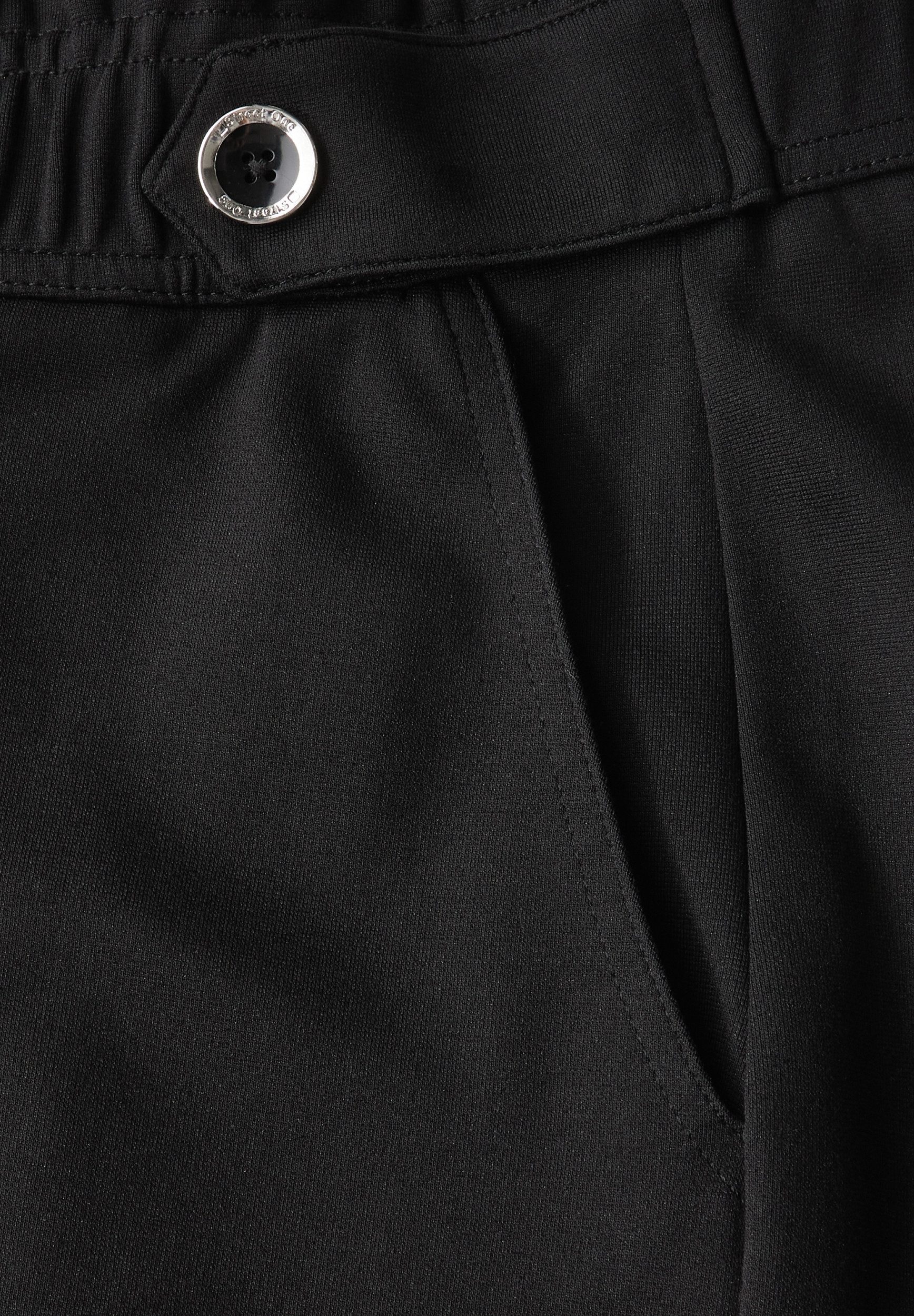 STREET ONE Midirock – Unifarbener Rock mit Knopfdetails günstig online kaufen