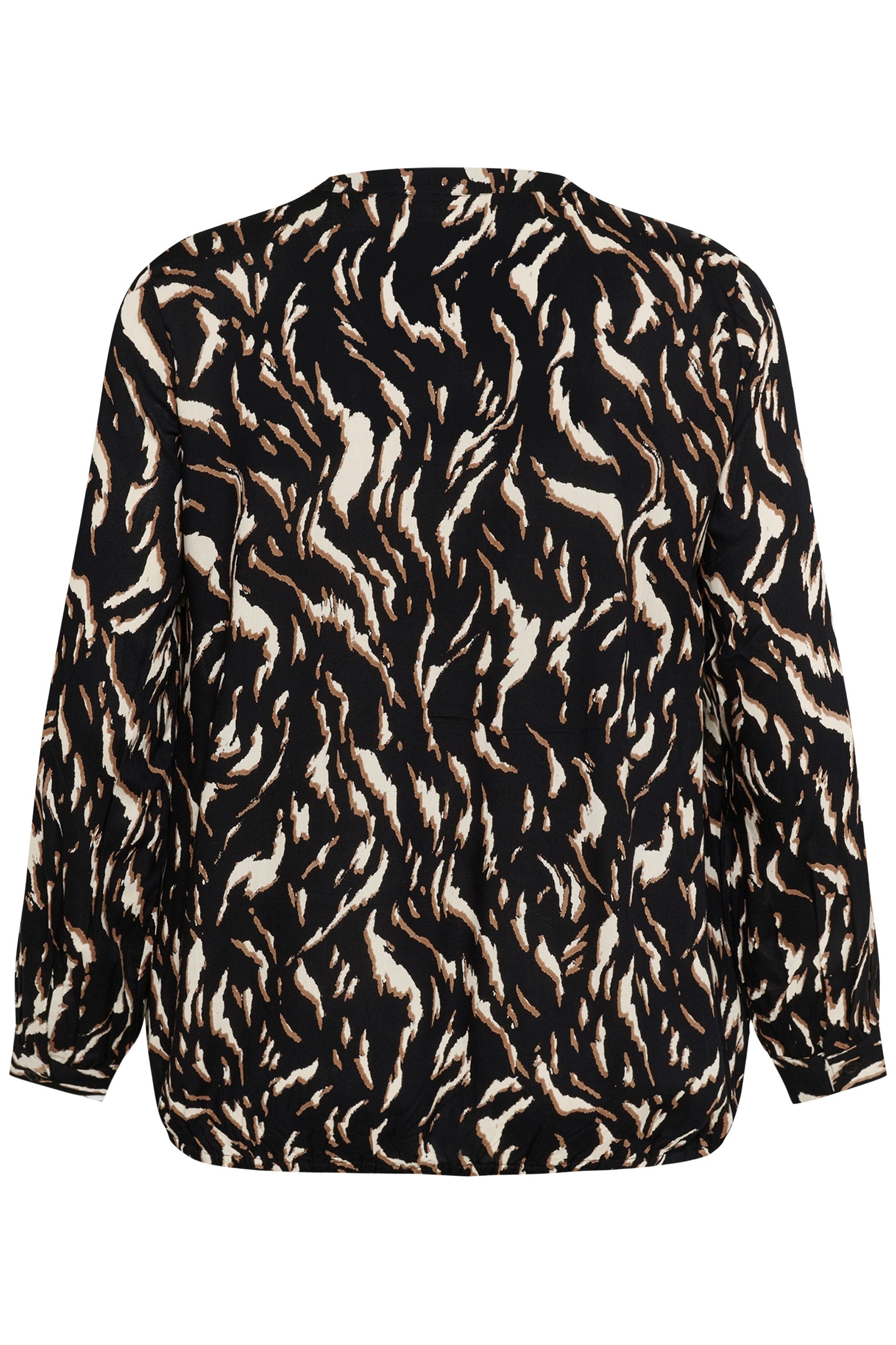 KAFFE Curve Langarmbluse Langarm-Bluse KCdiana Große günstig online kaufen