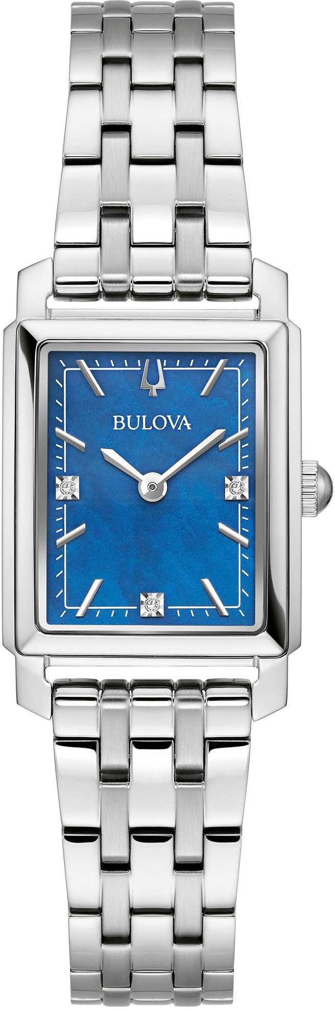 Bulova Quarzuhr 96P245, Armbanduhr, Damenuhr, Edelstahlarmband, günstig online kaufen