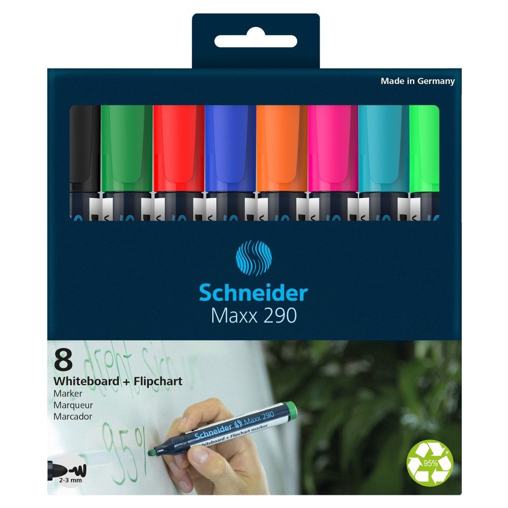 Schneider Whiteboard Marker Maxx 290 - 8er-Set, (8-tlg)