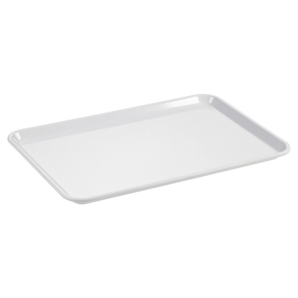 Ornamin Tablett Schür-Tablett 2XL, Melamin, Instrumentenschale l Labortablett l Laborschale l Kunststoff Tablett
