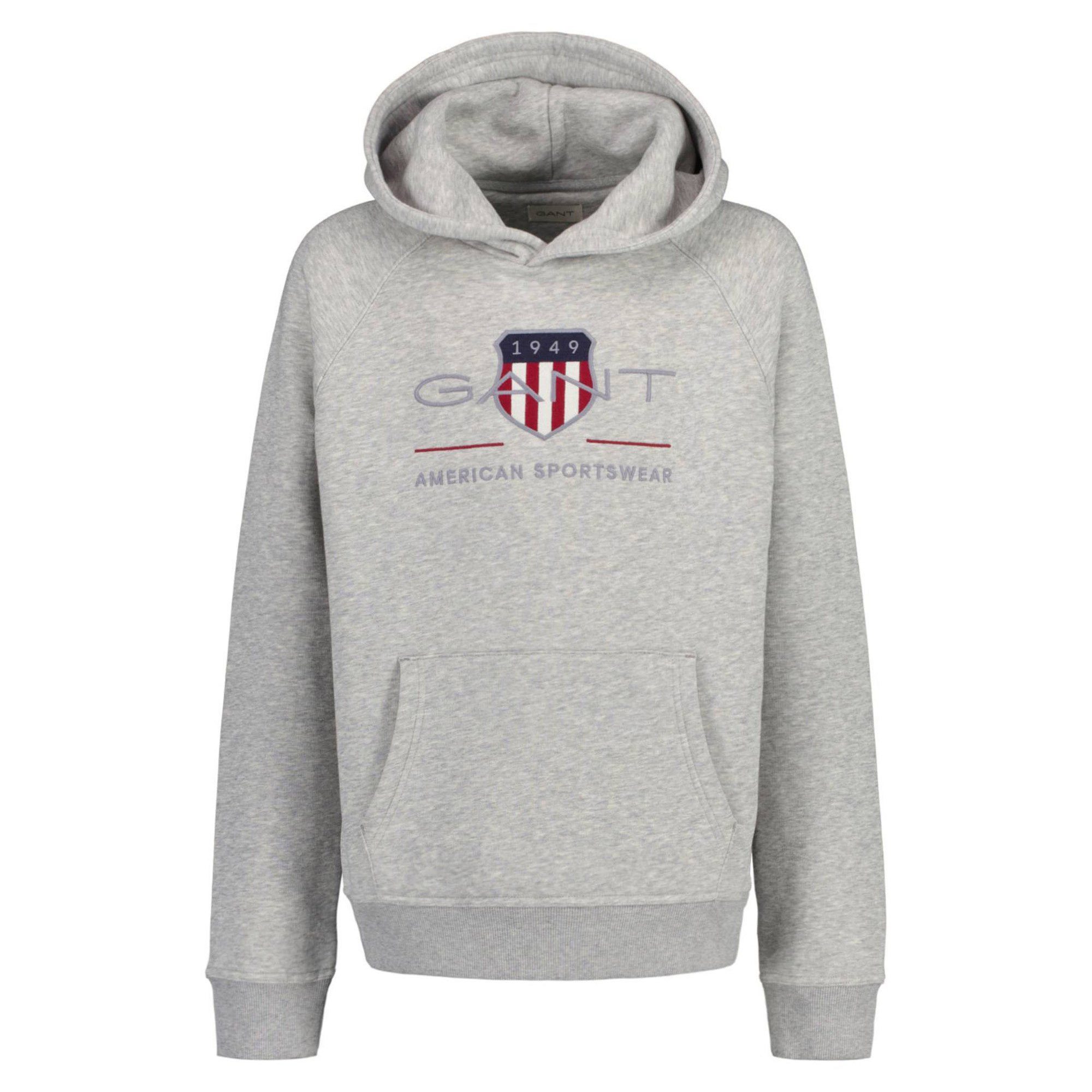 Sweatshirt Unisex Sweatshirt Baumwolle Archive Shield Hoodie