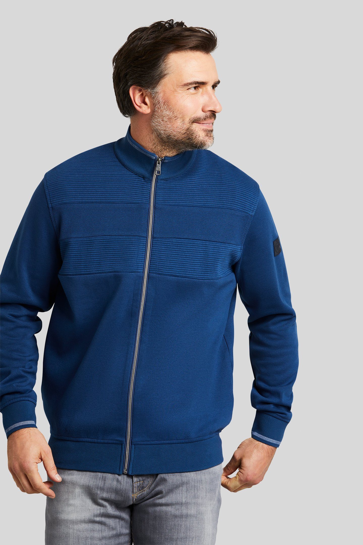 bugatti Sweater im klassischen Design Marine (370) | Sweatshirts