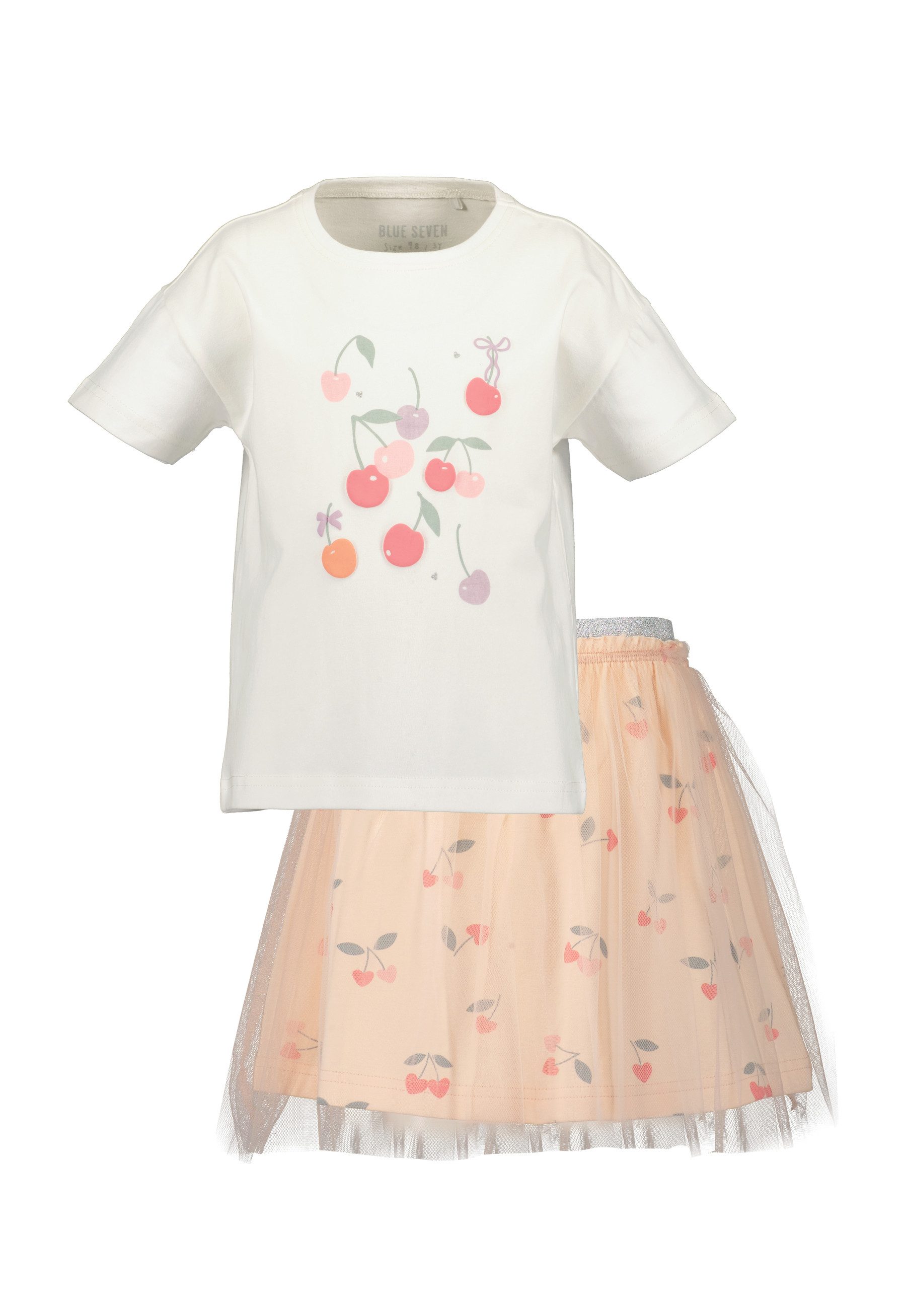 Blue Seven T-Shirt Blue Seven Mädchen Set mit T-Shirt und Tüllrock