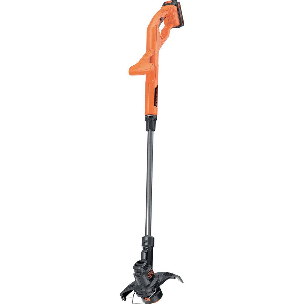 Black + Decker Rasentrimmer-Deflektor Black & Decker Akku Akku-Rasentrimmer inkl. Akku, inkl. Ladegerät, H)