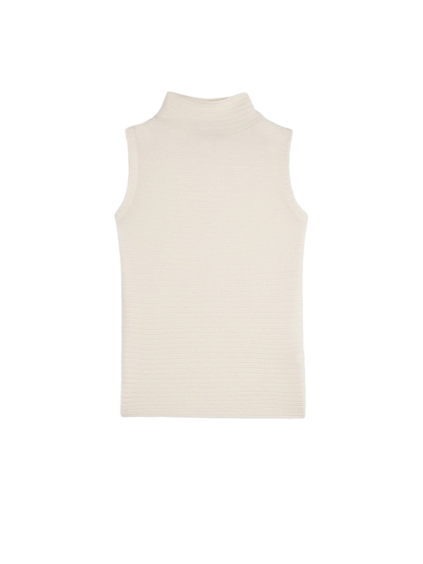 GOBI Cashmere Stricktop Leichtes Rollkragen-Top aus Kaschmir-Seide