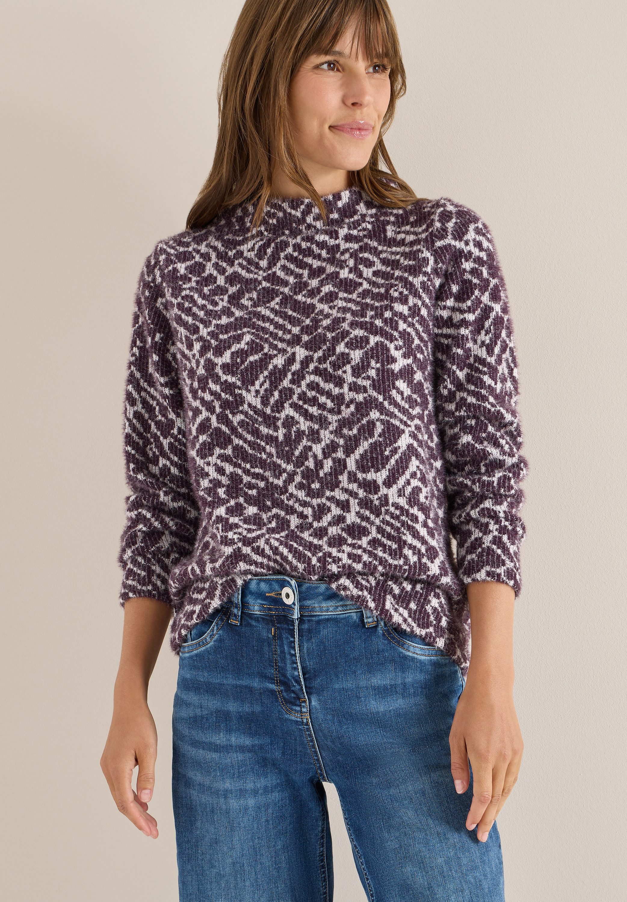 CECIL Langarmshirt im grafischen Design