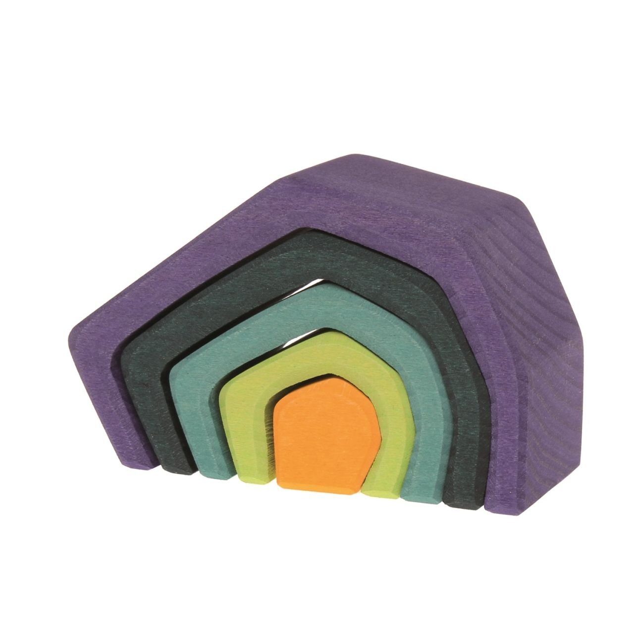 Die 4 Elemente Erde klein 5Teile Holzspielzeug Stapelsteine Spielbausteine