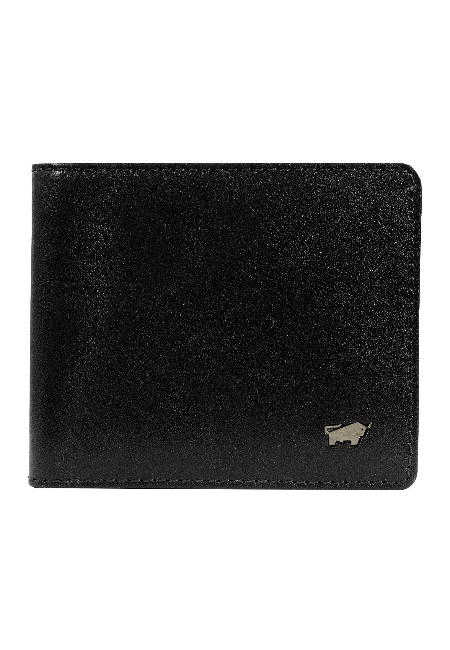 Braun Büffel Geldbörse COUNTRY RFID Kartenbörse 12CS, im Slim-Format schwarz