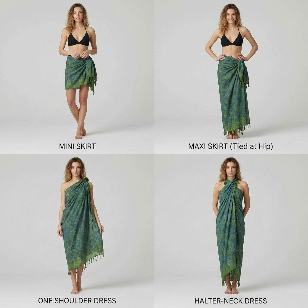 Guru-Shop Sarong Bali Batik Sarong, Wandbehang, Wickelrock,.. – Bild 5 von 5