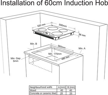 Sharp Induktions-Kochfeld von SCHOTT CERAN® KH-6I19FT00-EU