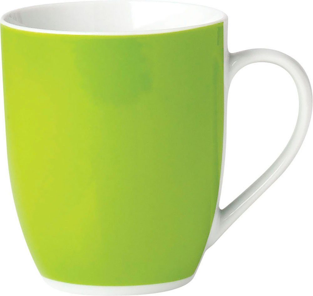 van Well Becher Vario, 6-tlg., Porzellan, spülmaschinen- und mikrowellengeeignet, 6-teilig
