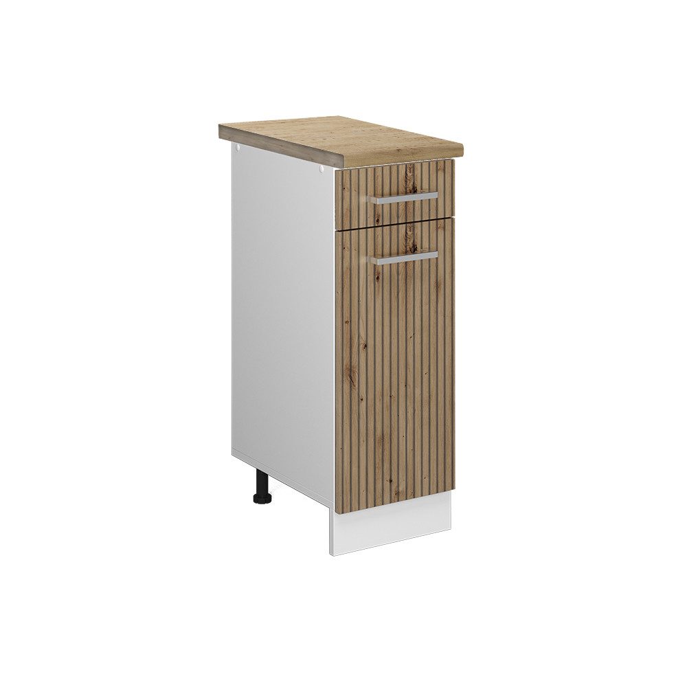 Vicco Unterschrank R-Line, Artisan-Eiche/Weiß, 30 cm, günstig online kaufen