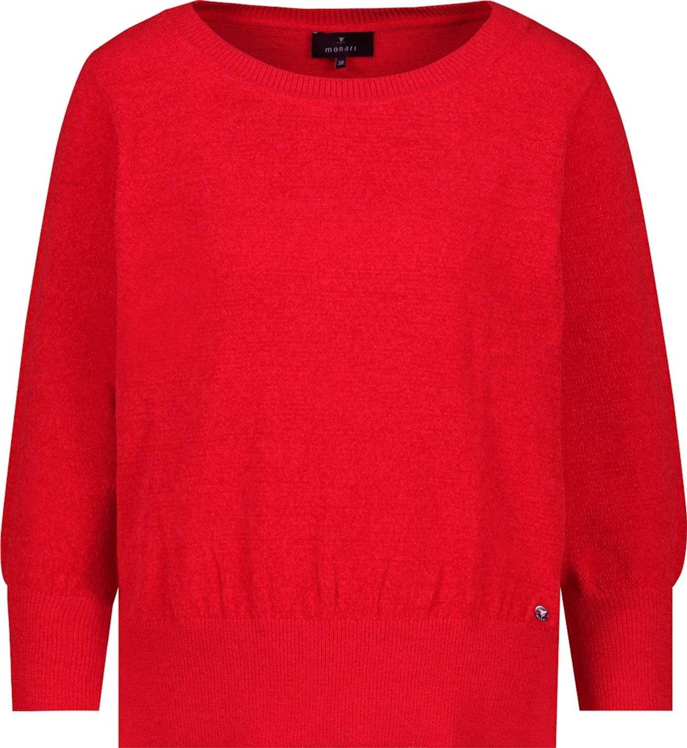 Monari Rundhalspullover 410236 Strickpullover
