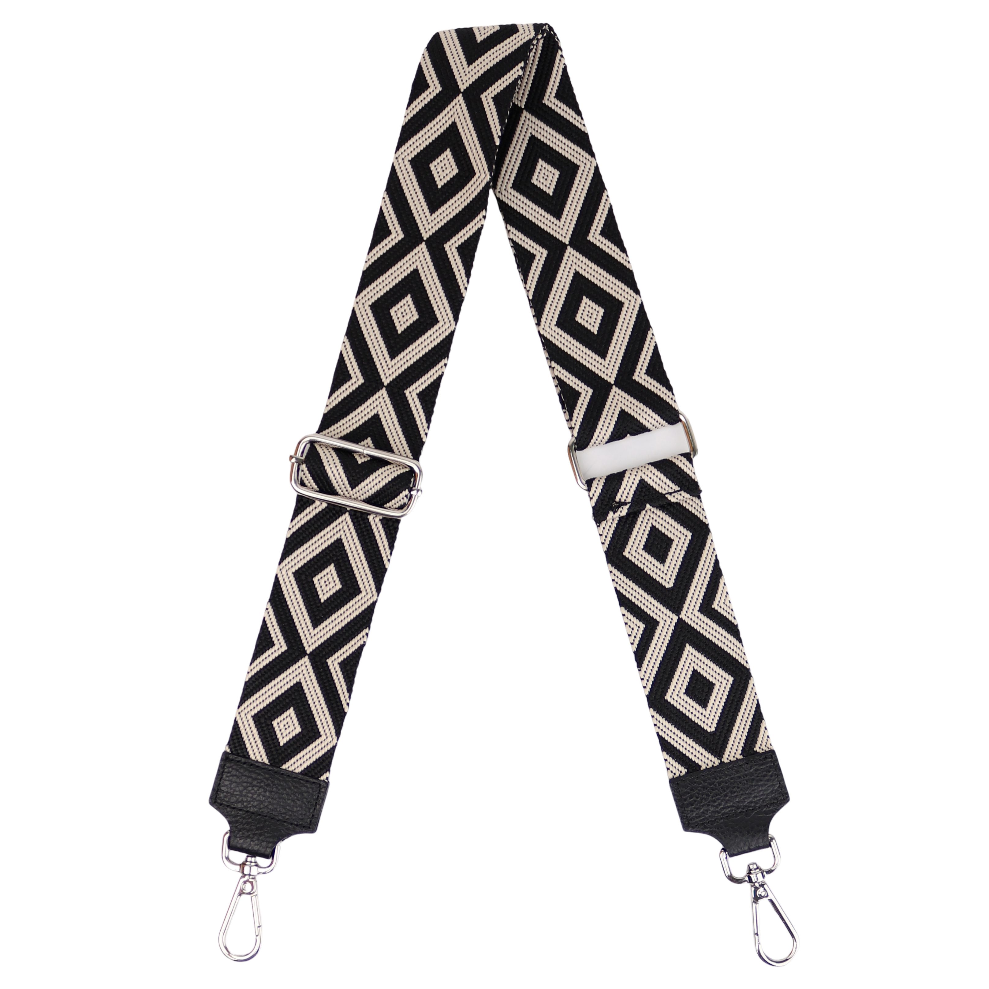 MIRROSI Schulterriemen Made in Italy aus Echtleder Schultergurt für Tasche zum Wechseln (1x Taschengurt) 5cm Breit Bohemian Style