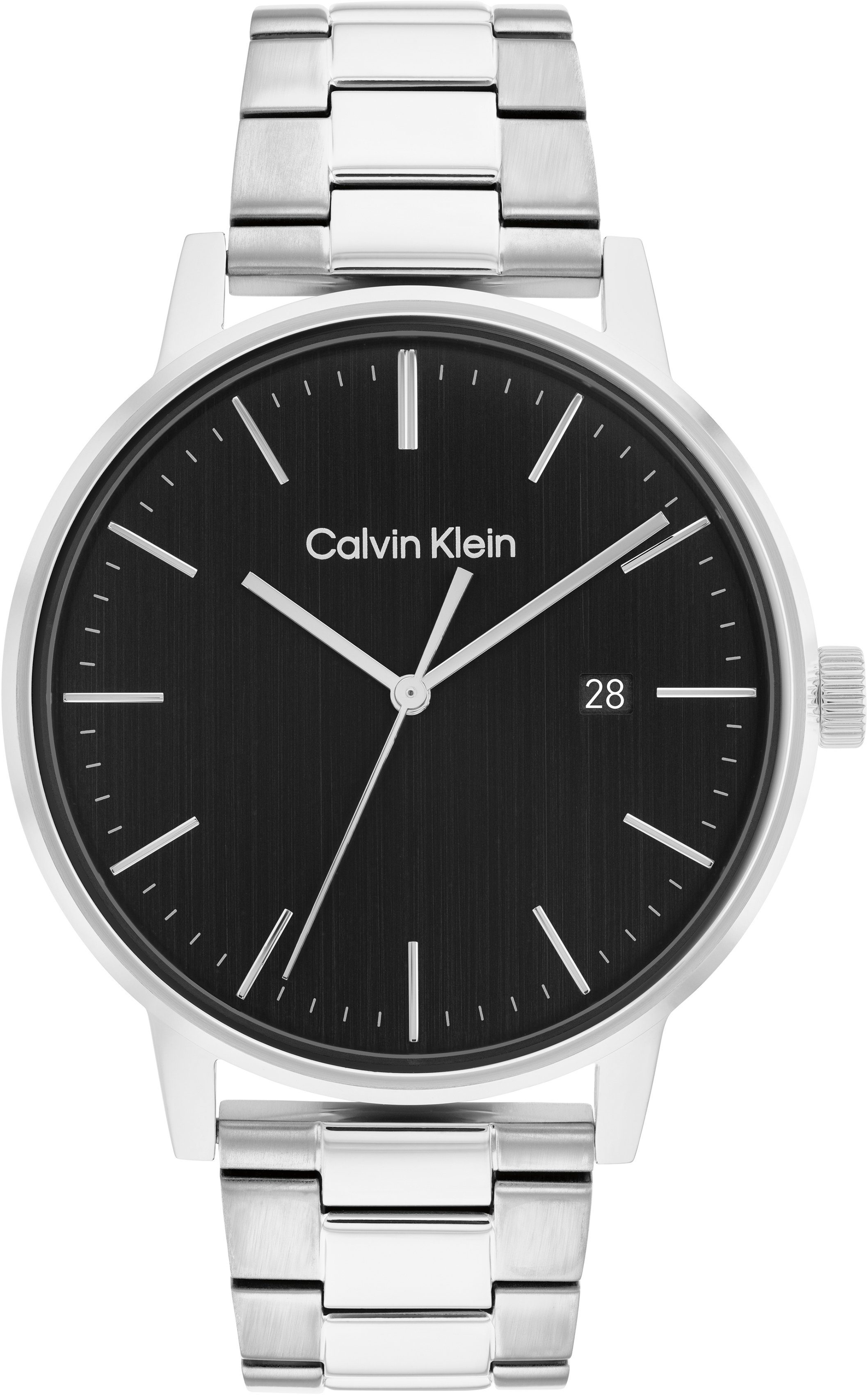 Calvin Klein Quarzuhr Linked, 25200053, Armbanduhr, Herrenuhr, Datum, Mineralglas