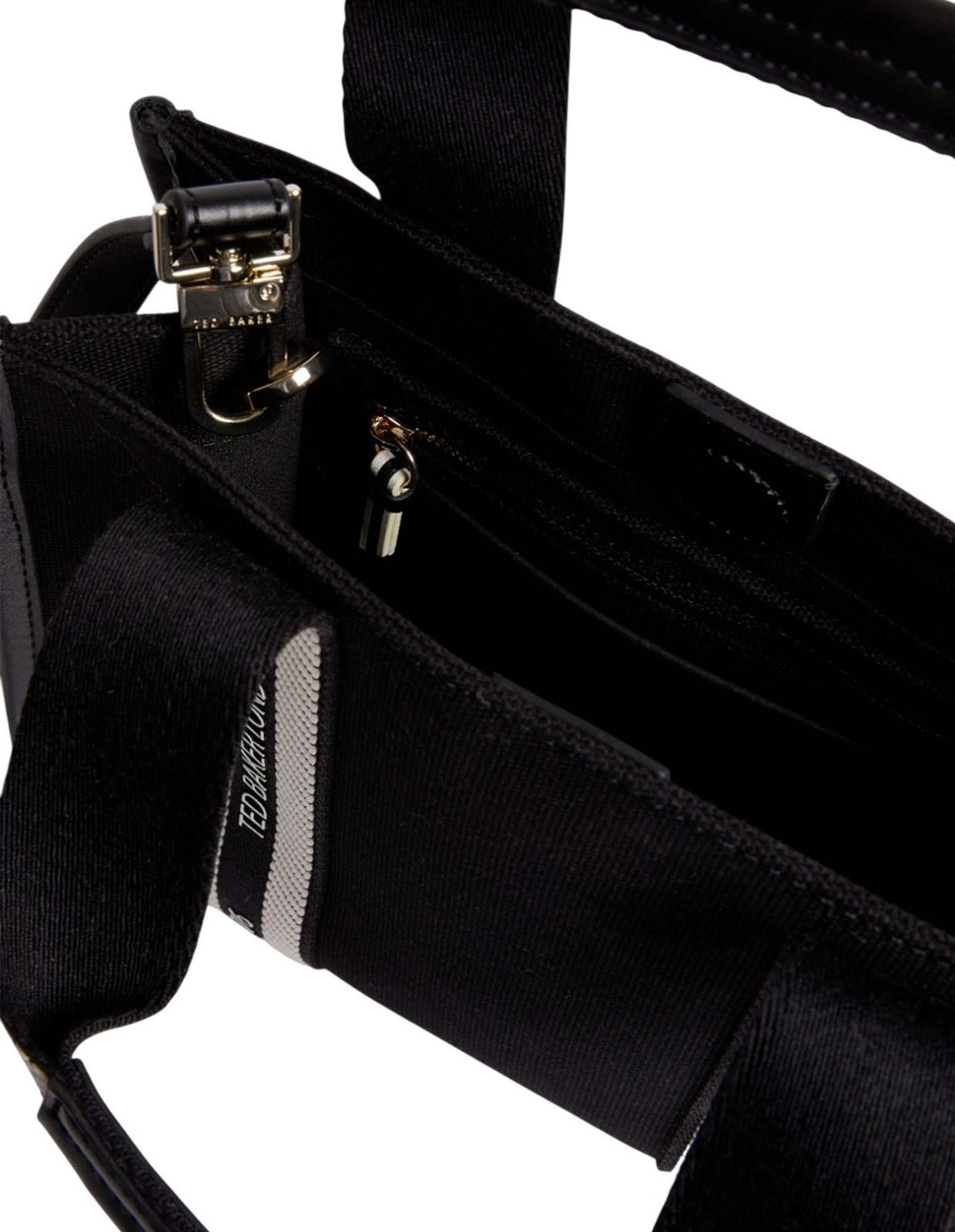 Ted Baker Umhängetasche Georjea Branded Webbing Canvas Small Tote