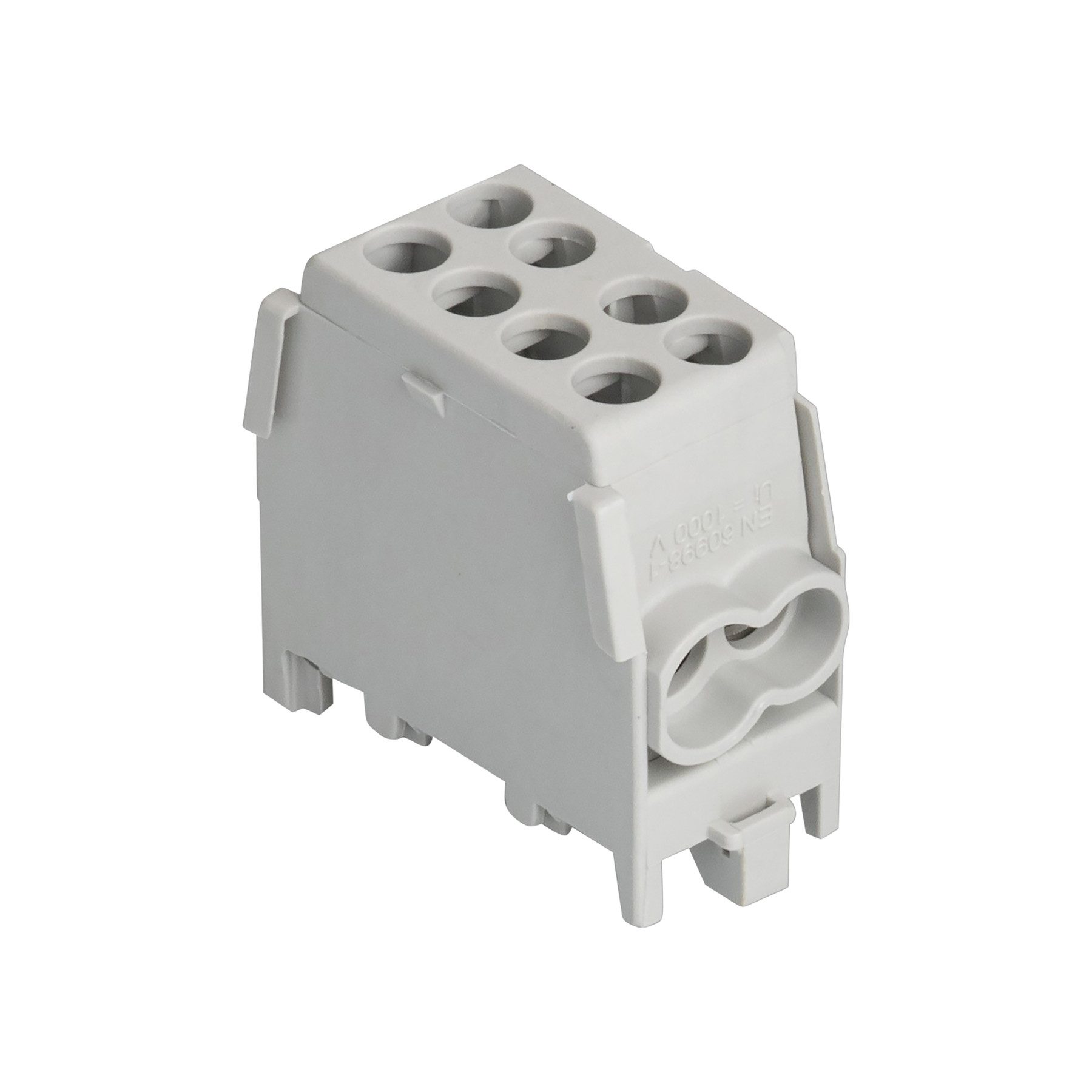 POLLMANN Verbindungsklemme POLLMANN Abzweigklemme HLAK25-1/2M2, grau