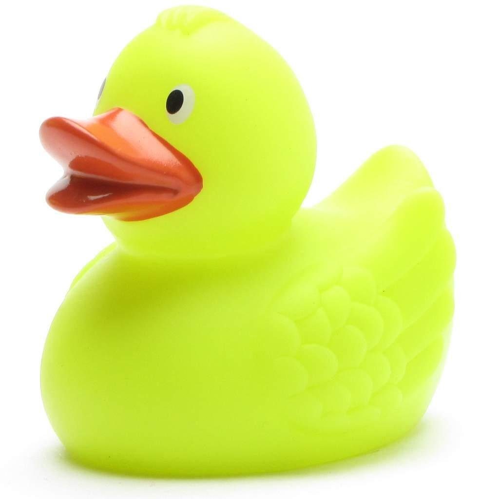 grün Quietscheente UV-Farbwechsel Magic zu Badespielzeug Duck - gelb Badeente mit Schnabels