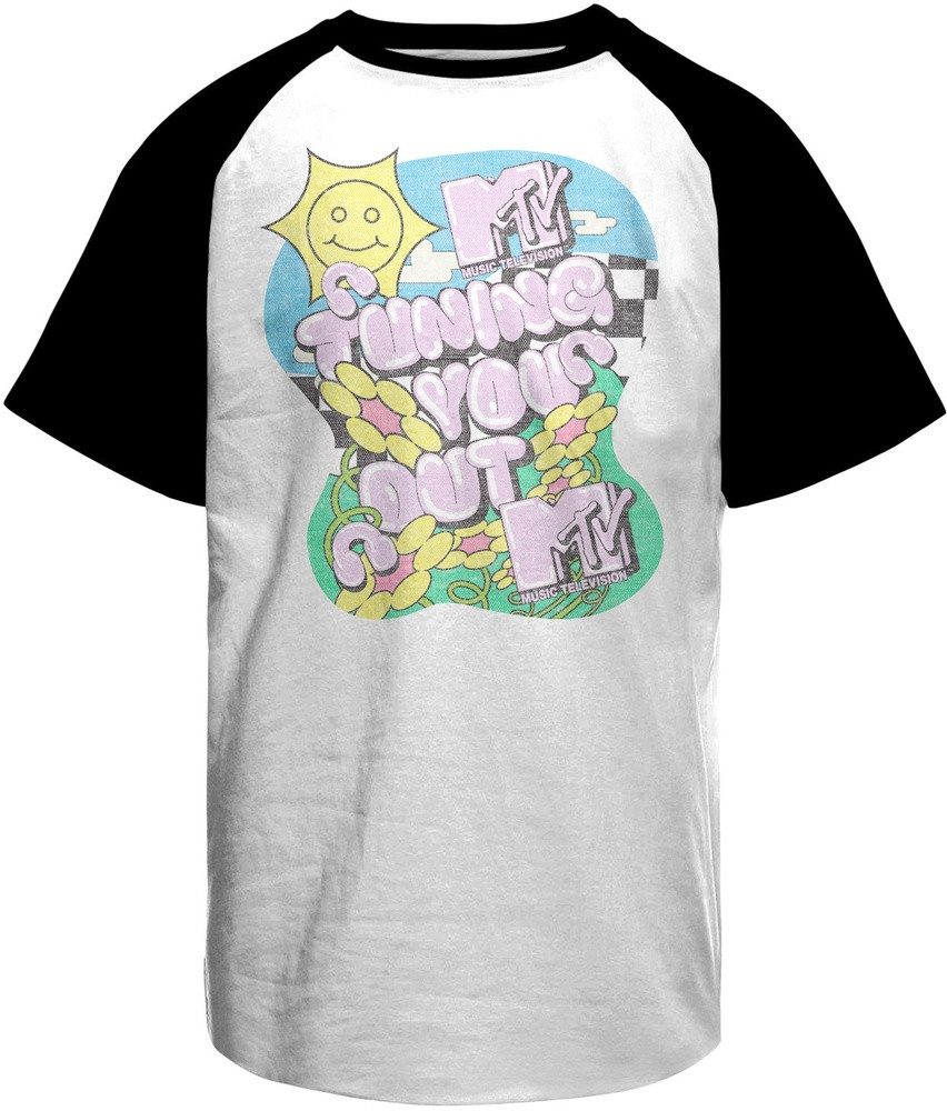 MTV T-Shirt MTV Tuning You Out Baseball T-Shirt