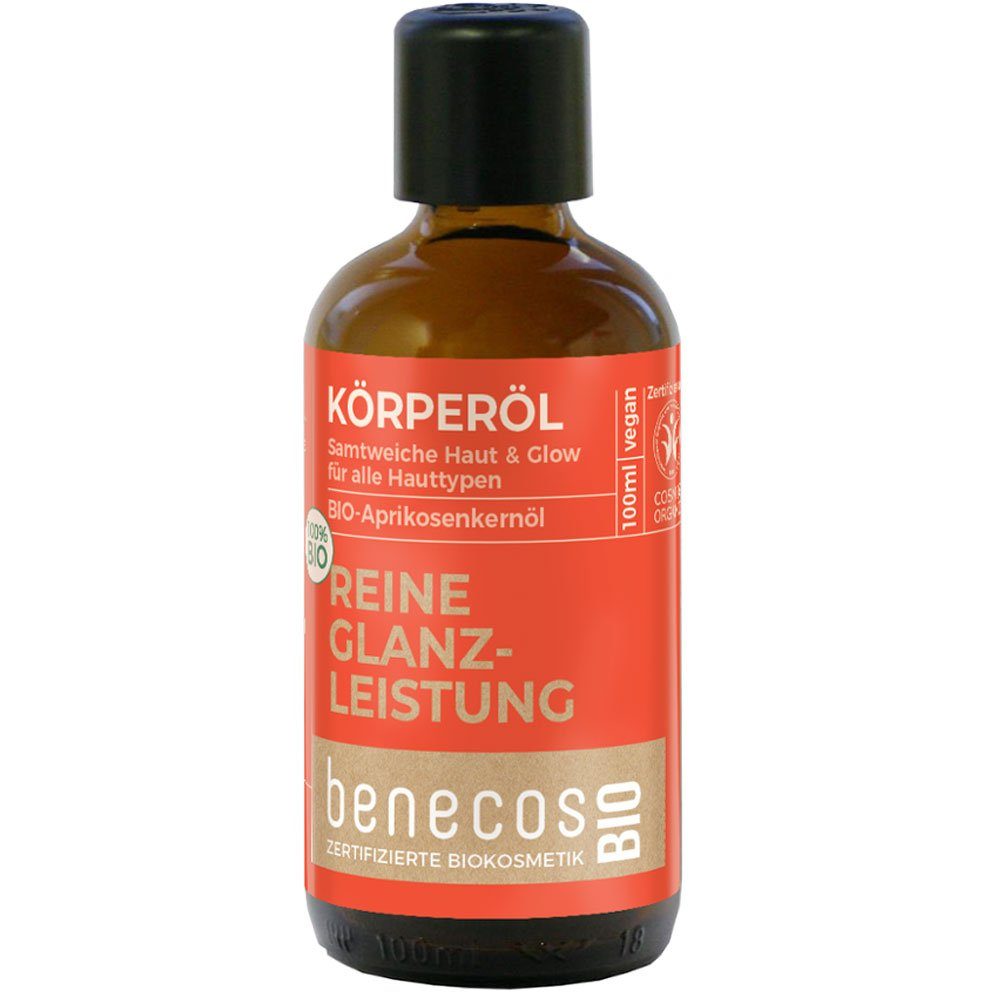 Benecos Körperöl Aprikosenkernöl, 100 ml