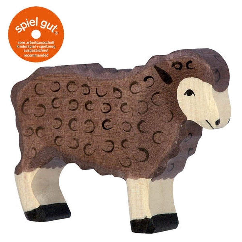 goki Spielfigur GOKI Gollnest & Kiesel Schaf, stehend, schwarz