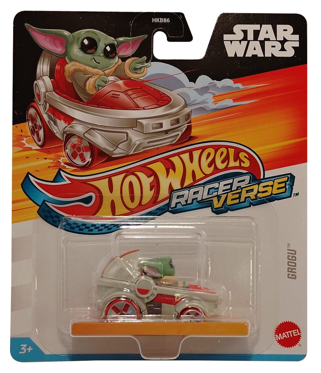 Hot Wheels Spielzeug-Auto Hot Wheels Star Wars - Racer Verse - Grogu, Actioncars, Kult-Fahrzeuge