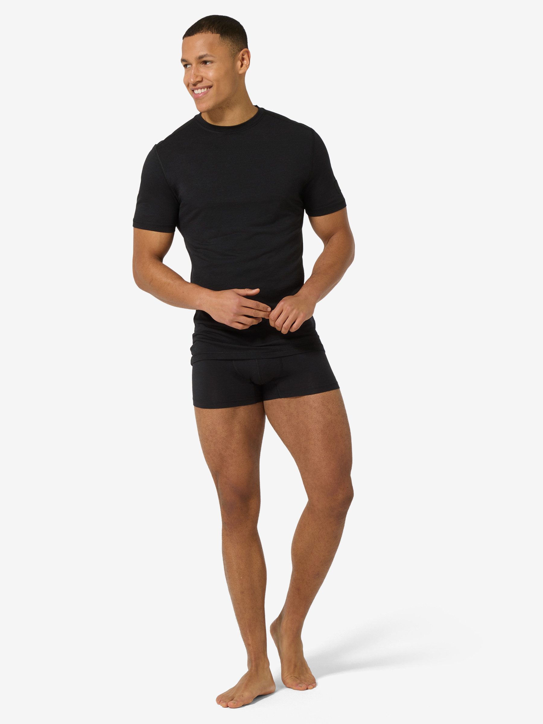 SUPER.NATURAL Boxershorts für Herren, nachhaltig, Merino M BIO BASE BOXER bio, atmungsaktiv