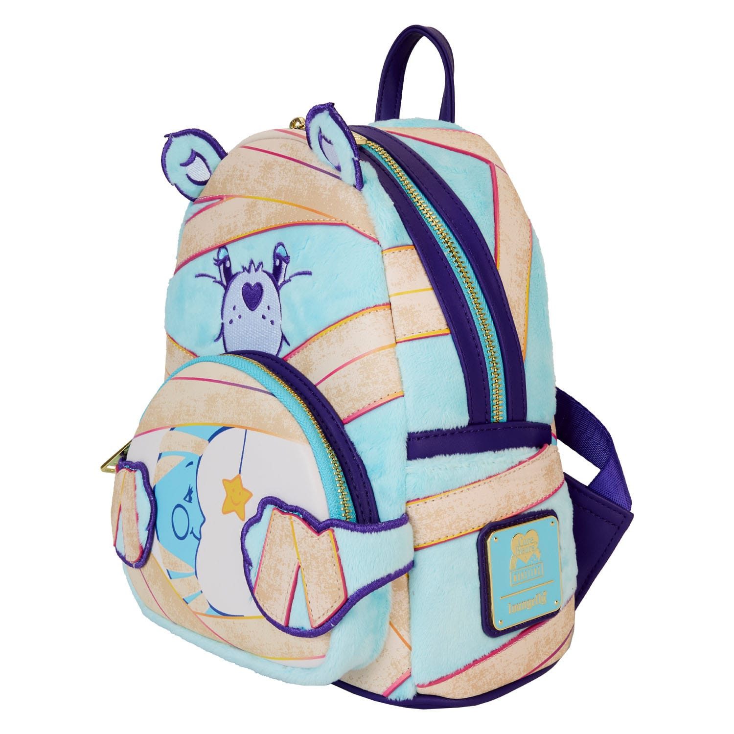 Loungefly Minirucksack Die Glücksbärchen by Loungefly Bedtime Bear Mummy (1-tlg), Hochwertig und Detailliert