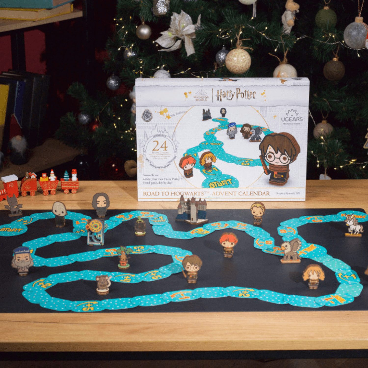 UGEARS 3D пазлы Ugears Harry Potter? Adventskalender ? Der Weg nach Hogwarts? 3D, 104 Пазлыteile