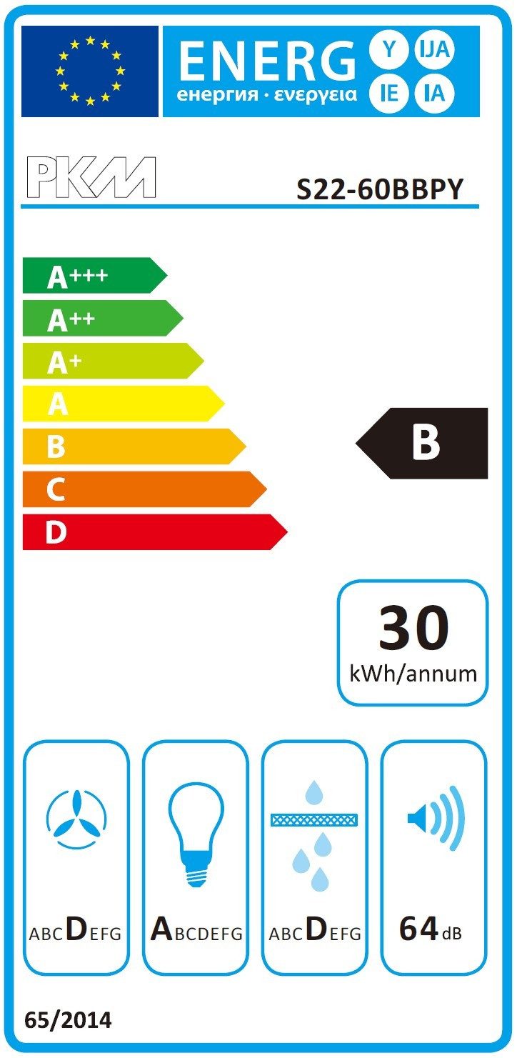 Energieeffizienzklasse: 