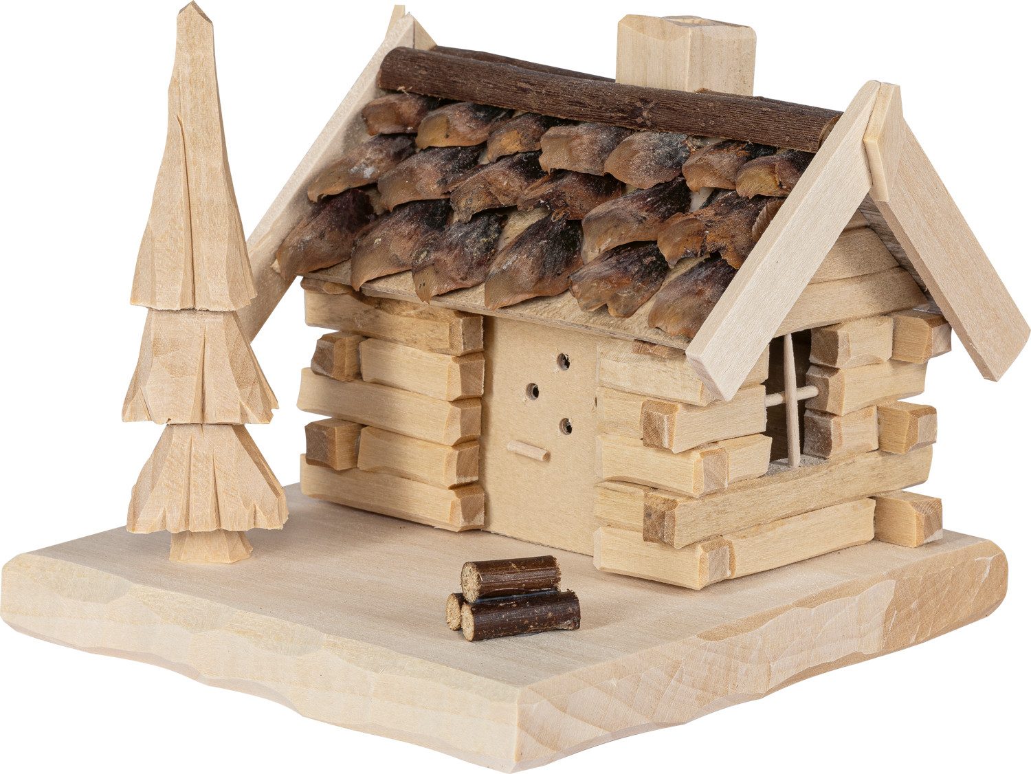 SAICO Original Фигурка курильщик Räucherhaus, Waldhütte, BxHxT: 13x11x13 cm