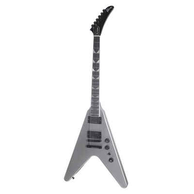 Gibson E-Gitarre, Dave Mustaine Flying V EXP Silver Metallic - E-Gitarre