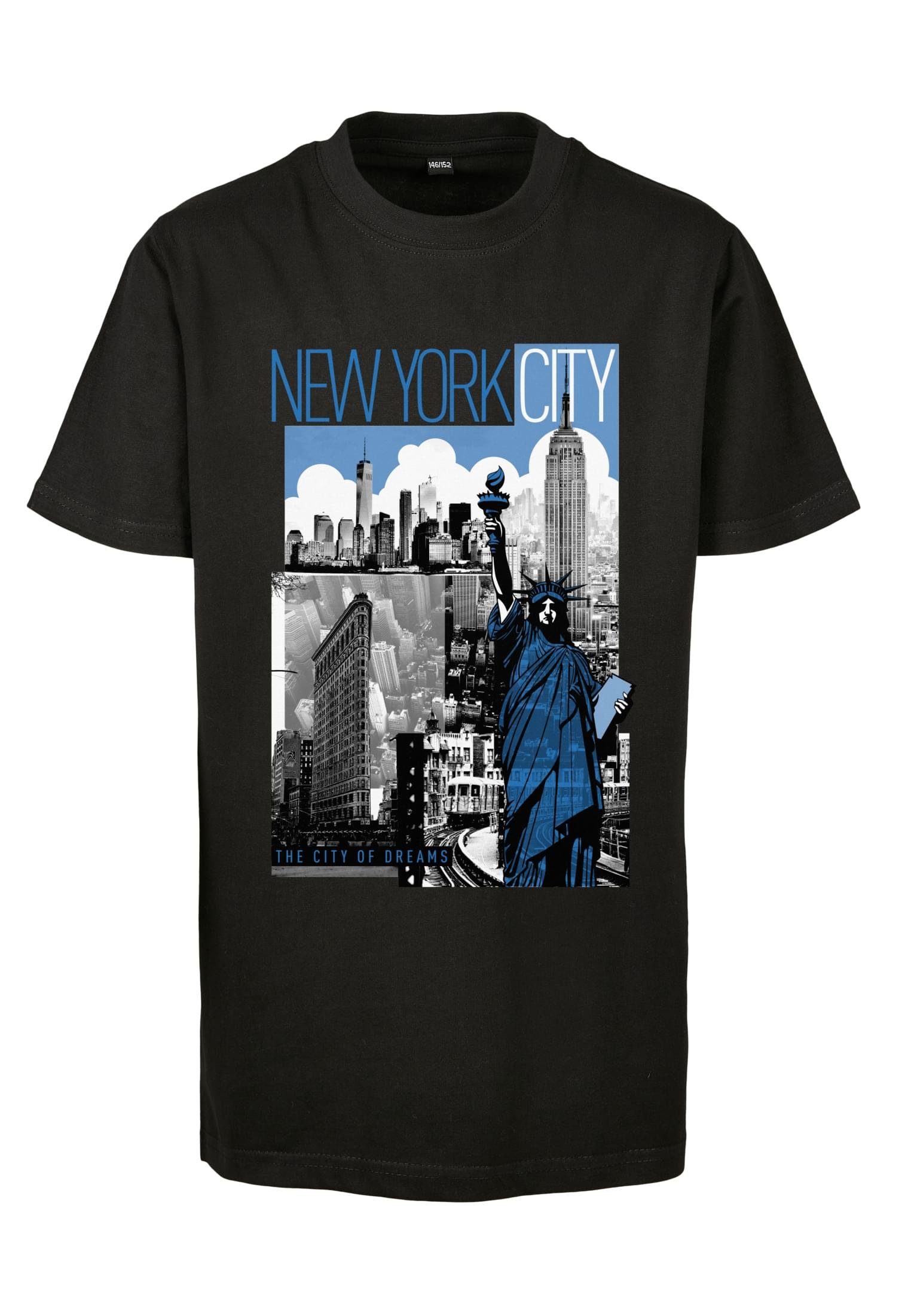 MisterTee Kurzarmshirt Kinder Kids New York City Tee (1-tlg) black