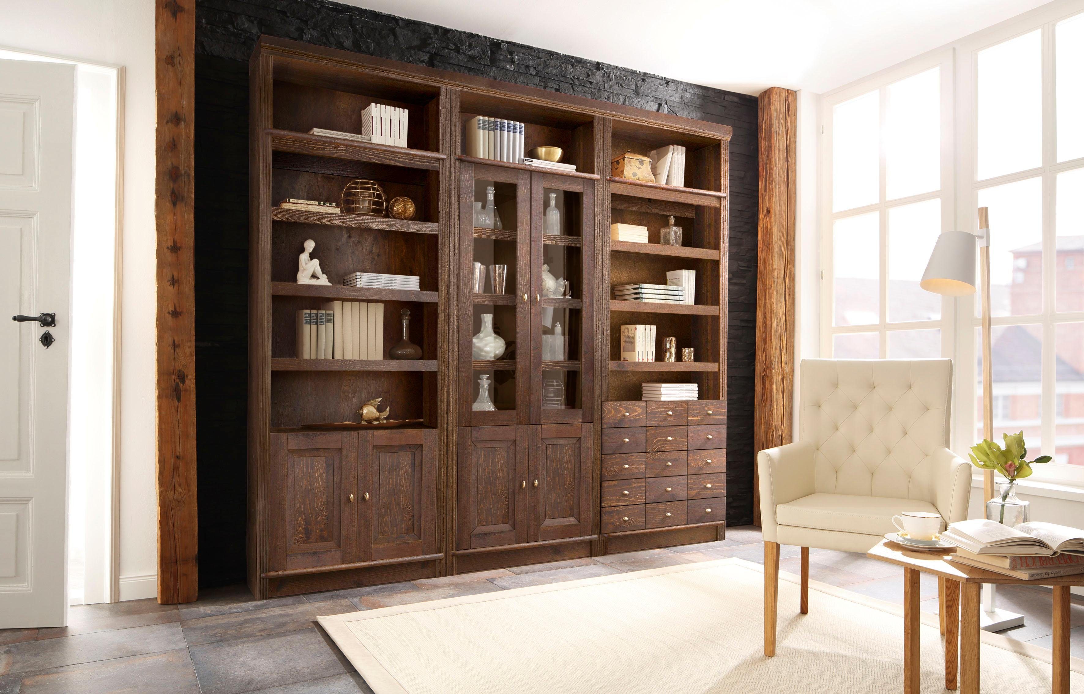 Home affaire Bücherregal Soeren, aus massiver Kiefer, in 2 Höhen, Tiefe 29 günstig online kaufen