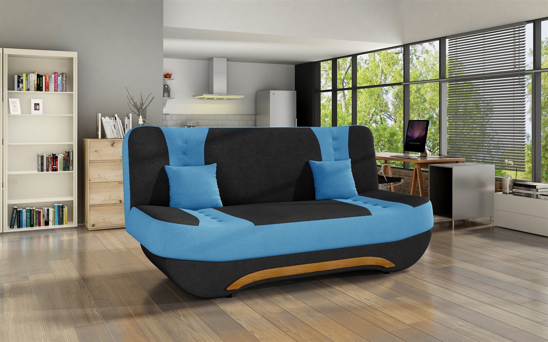 Fun Möbel Schlafsofa Schlafsofa GIANA Stoff, günstig online kaufen