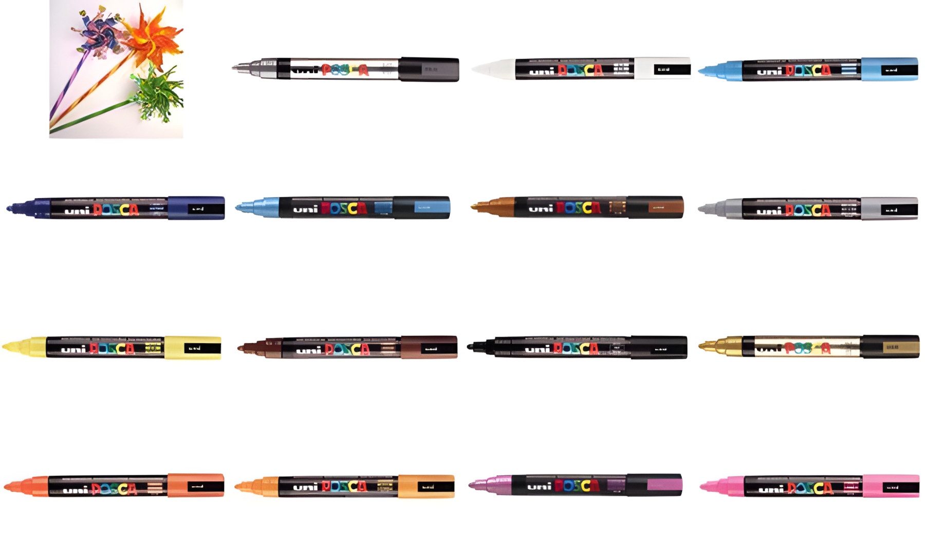 POSCA Маркери Faber Castell Маркери UNI POSCA PC-5M 1,8-2,5 orange