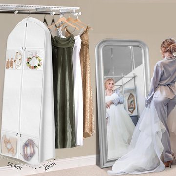 HIBNOPN Kleiderschutzhülle Brautkleider Kleidersack in voller Mäntel Kleid Schutz (1 St)